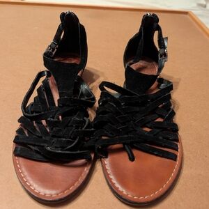 Vince Camuto Black Strappy Sandals